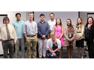 The CSIIP team presented interns from the County of Henrico with Certificates of Completion signed by Governor Terry McAuliffe and Virginia Space Grant Consortium Director Mary Sandy during a reception to thank the interns for their participation.